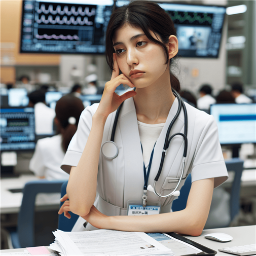 大学病院看護師向使えないのイメージ画像・女性看護師